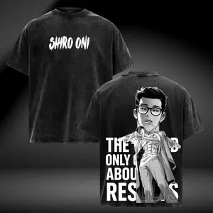 Gun Park "Workers Crew" Lookism Oversized Tee, Vintage Washed Heavy Cotton Anime Manga Shirt, Streetwear Graphic T-Shirt Gift for Fans