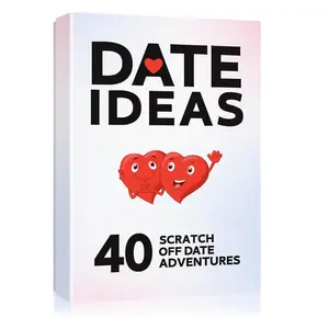 Romantic Card Games for Date Night - 40 pcs Date Ideas Scratch Off Date Adventurous Cards Valentines Day Bridal Shower Gifts Wedding Engagement Couple Gifts for Boyfriend Her Girlfriend Men Women