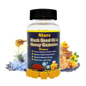 Stars Black Seed Oil & Honey Gummies | With Vitamin C, Biotin, Apple Cider Vinegar, Turmeric & BeetRoot