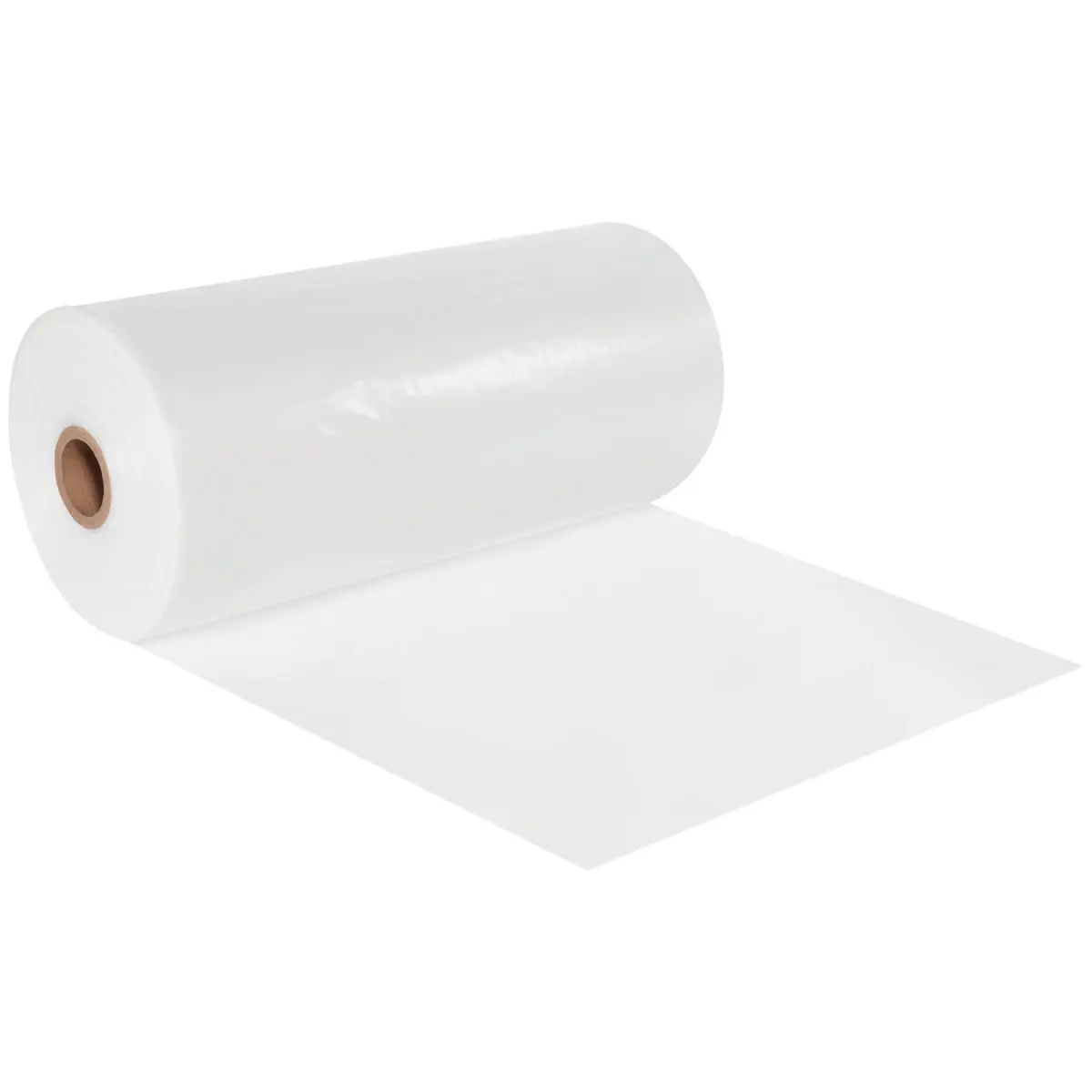 Global Industrial B2205102 Low Density Poly Tubing - 4 in. x 1075 ft. - 4 Mil - Clear - 1 Roll
