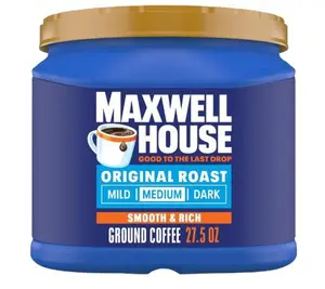 Maxwell House Ground Coffee, Medium Original Roast Beverage, 27.5oz