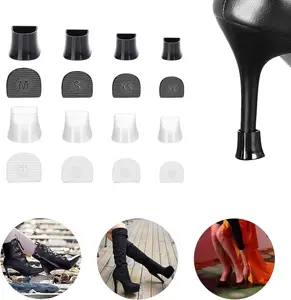 High Heel Protectors Heel Repair Caps Covers & Heel Stoppers 4 Sizes Heel Cover Perfect for Wedding,Grass,Gravel,Wetlands Outdoor Events (XXS,XS,S,M)