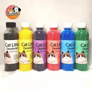 Cat litterDeodorizer - Summer Breeze Odor Eliminator Powder, Non‑ litterAdditive | Portable Natural Baking Soda Formula with Activated Charcoal and Corncob Bits for Mullti‑cat Homes