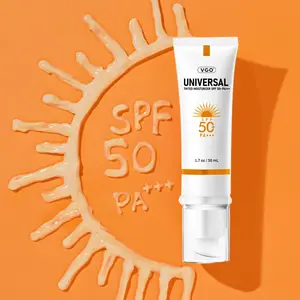 VGO Universal Tinted Moisturizer SPF 50+++ in Earthy Yellow  Weightless Skin Perfector | Hydrating Foundation + Sunscreen for All Skin Tones | Non-Greasy, Natural Finish