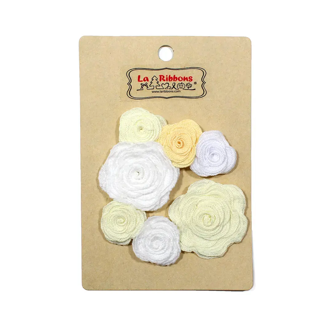 Fabric Flower Applique Pack Fabric Flower Applique Pack