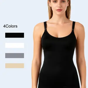 Women's Tank Tops Shapewear - Body Shape for Women Tummy Control Seamless Compression Camisole Tank Tops with Adjustbale Strap