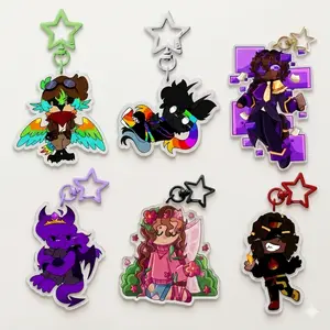 Unstable Universe MCYT Yt Translucent Acrylic Keychains, YT portable universe & lifesteal smp keychains, Perfect For Bags, Keys, Or Gifts