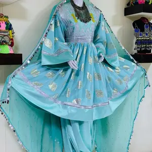 turquoise Afghani dress