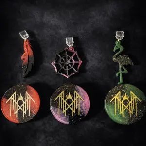 Gothic Phone/Kindle Grip & Dust Plug Charm | Sleep Token Inspired | Charmed and Dangerous Trilogy Series