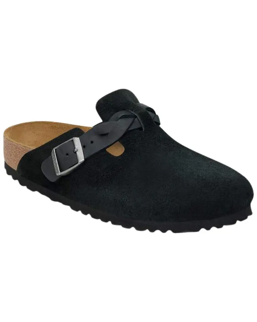 Birkenstock Boston Braided Suede Clog