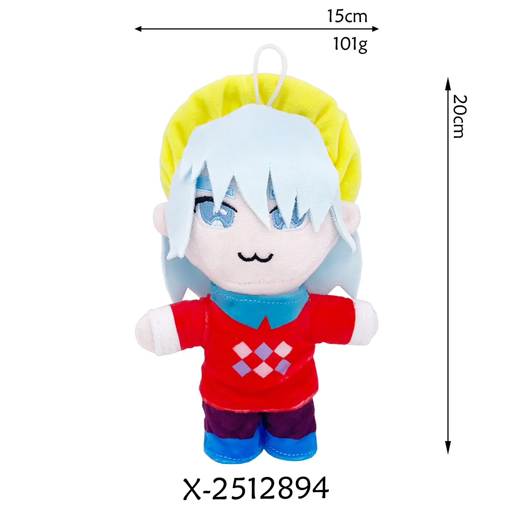 Boy with blue hair and hat baby