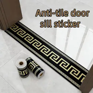Self-Adhesive Waterproof Tile Look Threshold Sticker, Self Adhesive Stickers, Durable Anti-Slip Decorative Patch, Decorative Decal for Living Room Bedroom Corridor Kitchen, Sticker Decorations