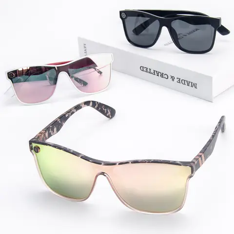 GOECI Women's Full Rim Sunglasses - Flat-Top Modern, Tortoiseshell Pattern, TAC Lenses, Sun-Shielding, Sunglasses Gifts, Travel Accessory, Fashionable Eyewear for Sunny Days