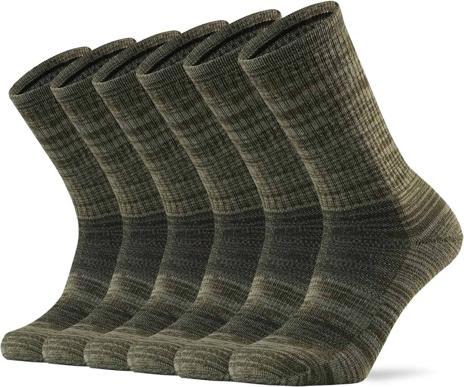Men's Extra-Fine Merino Wool Cushioned Crew Socks with Light Weight Moisture Control Comfy for Men Outdoor Hiking HikerGift.