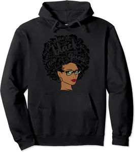 Afro Word Art BAE Proud Woman Gift Black History Month Mom Pullover Hoodie - Sabrinasmitl Shop 98B07VDGLYKQ