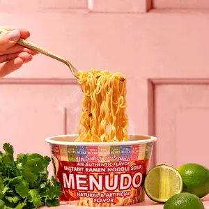 1 Menudo Instant Ramen Noodle Soup, Authentic Flavor, Natural & Artificial Flavor,