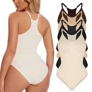 Bodysuit for Women Tummy Control - Shapewear Racerback Top Clothing Body Shaper High Neck Womenswear Underwear Lady Compression Comfort Basic ,Bodysuit for Women Tummy Control Shapewear Racerback Body Shaper Tank