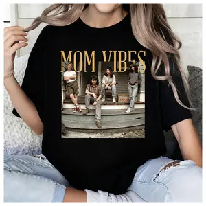 100% Cotton Thug Life 90's Mom Vibes Tee, Sitcom Moms Shirt, Mother's Day Gift, Motherhood Tee, Cool Mom Gift, Gift For Mom, 90s Lovers Gift