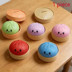 Soft Dumpling Stress Relief Toy, Squishies, Stress Ball, Portable Non-Sticky Dough, Squeeze and Bounce Fun, Relaxing Hand Therapy, Relaxation, Model Xinghao Da-Fp-H1