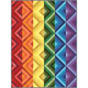 String of Diamonds Quilt Kit – Featuring Grunge by BasicGrey for Moda
