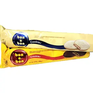 Bon o Bon Sweet Cookies filled with Peanut Paste