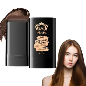 BLANS Lanimpress Hair Dye Comb Stick Coffee Color Dye Pen Waterproof Sweatproof Simple Portable Fast Replenishment Long Lasting Non Fading Haircare 03# Coffee 20g