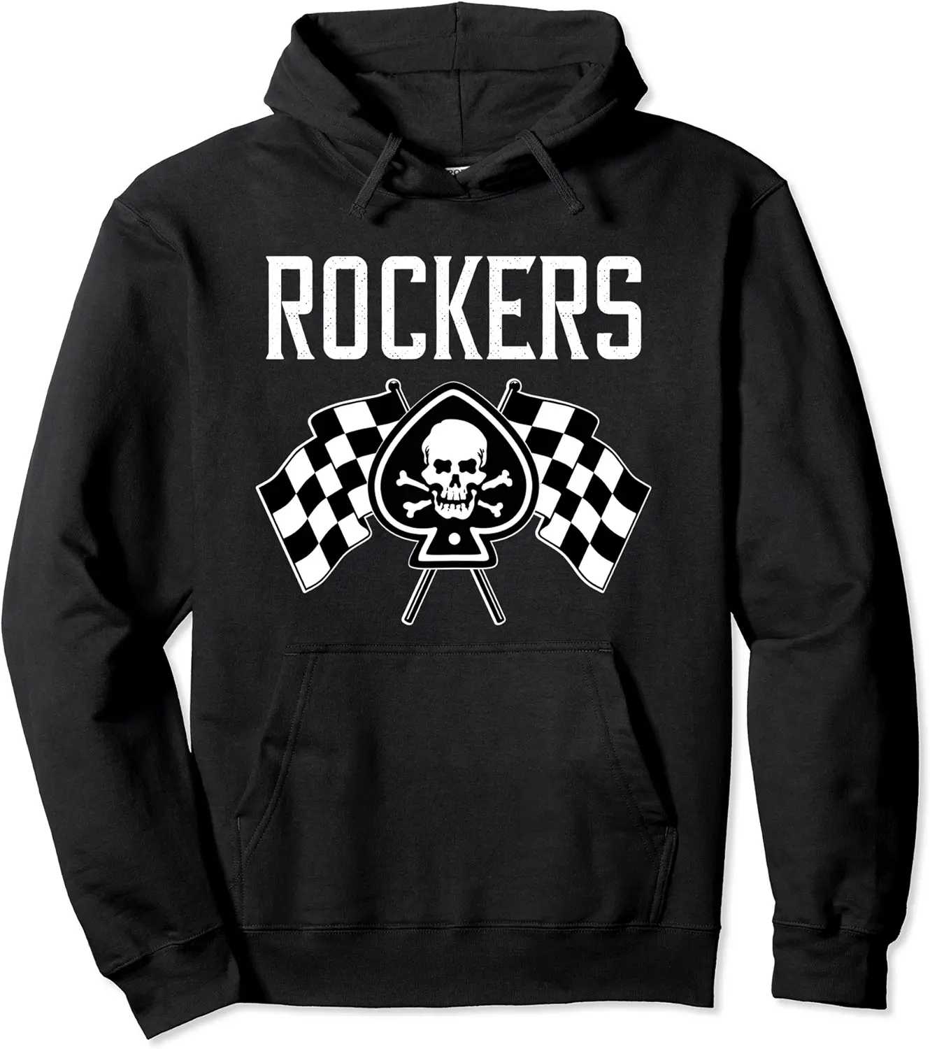 Rockabilly Psychobilly Rocker Clothes Greaser Costume Biker Pullover Hoodie - Emilyschwe Shop 83B082J3FV2J
