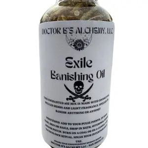 Exile Banishing Oil for Banishing Anything or Anyone Body Care Blend 1 oz