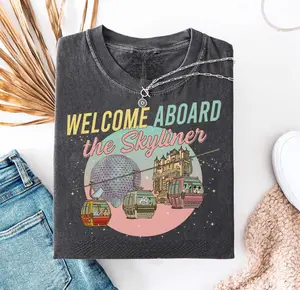 Comfort colors Skyliner Shirt, WDW Inspired Gondola Tee, WDW Vacation Gift Tee, Resort Shirt