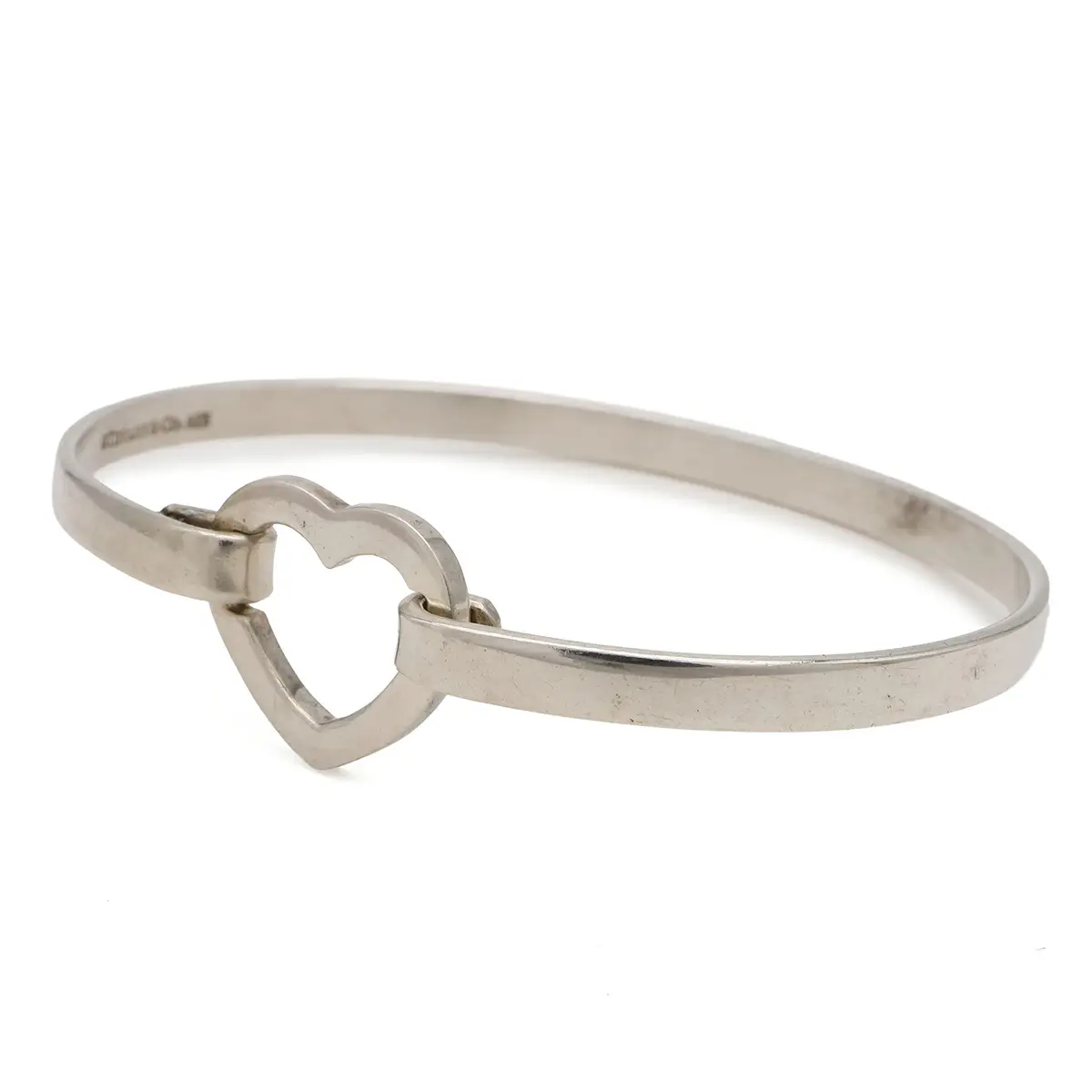 Pre-owned Tiffany & Co. Sterling Silver 925 (Ag925) Small Leather Goods Tiffany&Co. Silver Bracelet