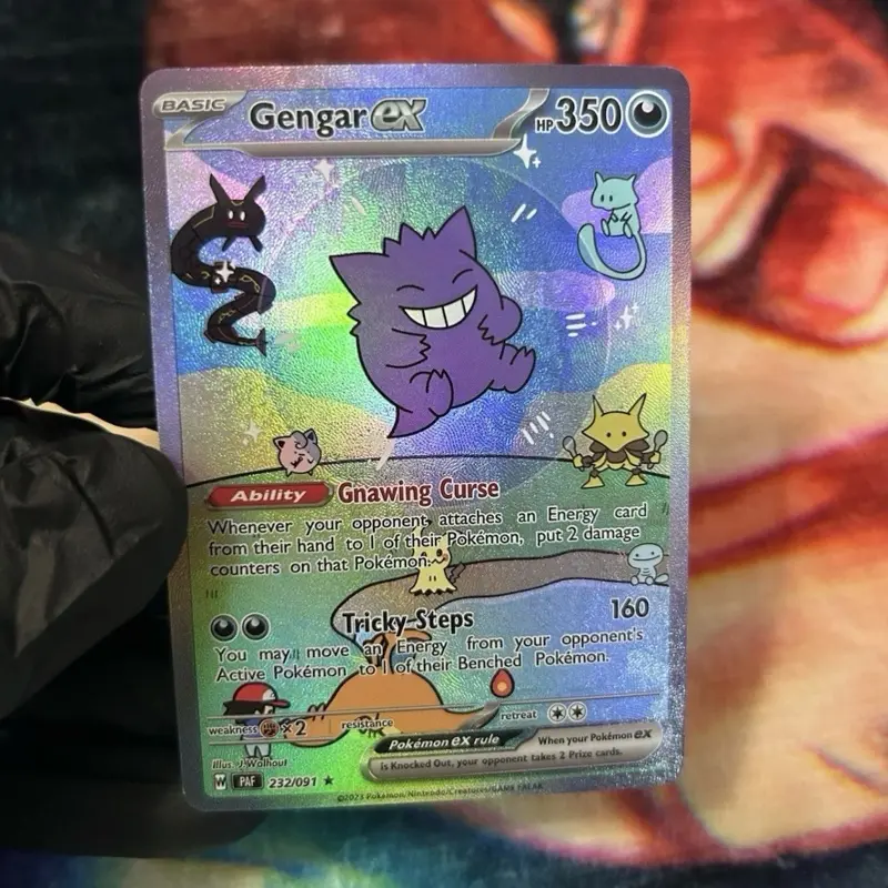 Bubble Gengar Custom Card | Holo Finish Textured