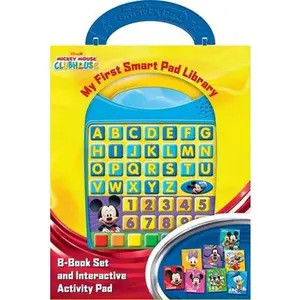 Disney Junior Mickey Mouse Clubhouse: My First Smart Pad Library 8-Book Set and Interactive Activity Pad Sound Book Set [With Electronic Activity Pad -- Pi Kids, Mixed Media Product