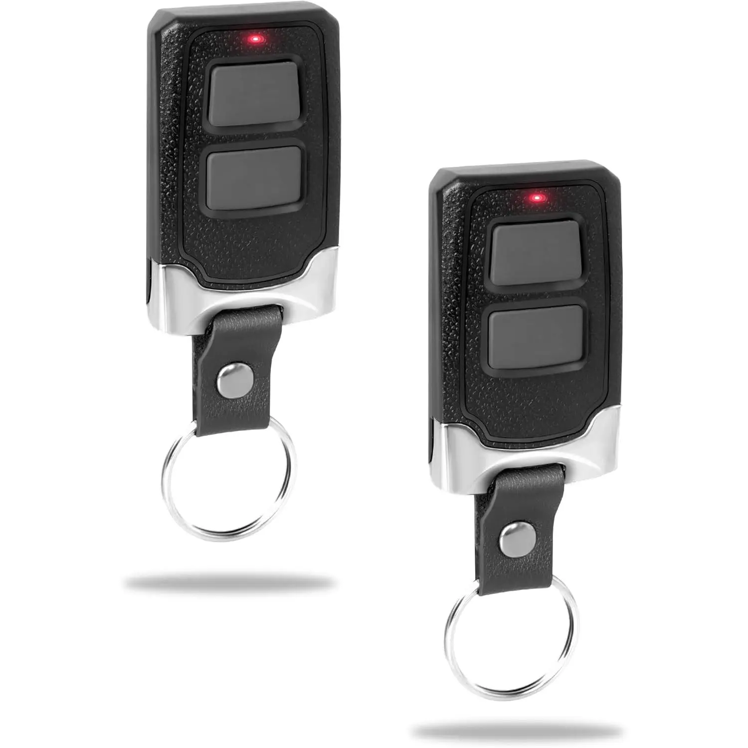 Portable Universal Garage Door Opener Remote (2-Pack) with Compact Design, Pocket-Sized, LED Lights - for Chamberlain, LiftMaster, Craftsman, Compatible with 893LM, 893Max, 891LM, 971LM, 973LM Models