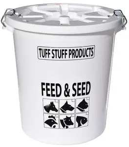 12 gal & 50 lbs Hd Feed & Seed Storage with Locking Lid