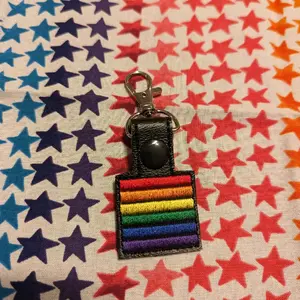 Rainbow Pride Keychain
