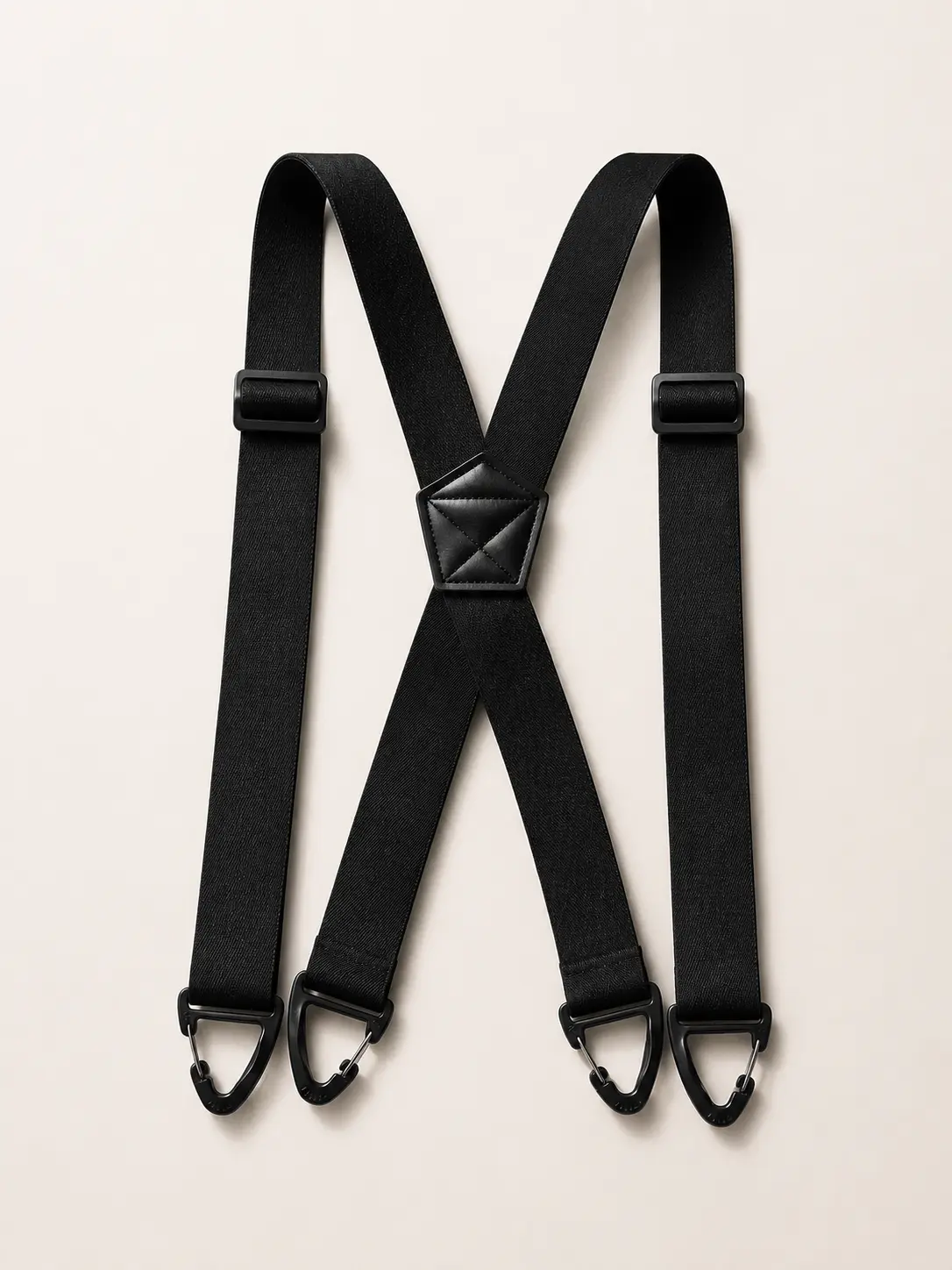 Unisex X-Back Hidden Suspenders (1.5in) - Adjustable Heavy Duty Under-Clothes Support, Belt Alternative with Classic Design, Durable Metal Clips, Elastic Straps, Versatile Daily Use, Perfect Gift Idea Work Safety Equipment