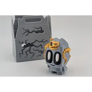 Bloblab Prehistoric Series – Fossil Rock Pet (Silk Silver & Gold PLA)