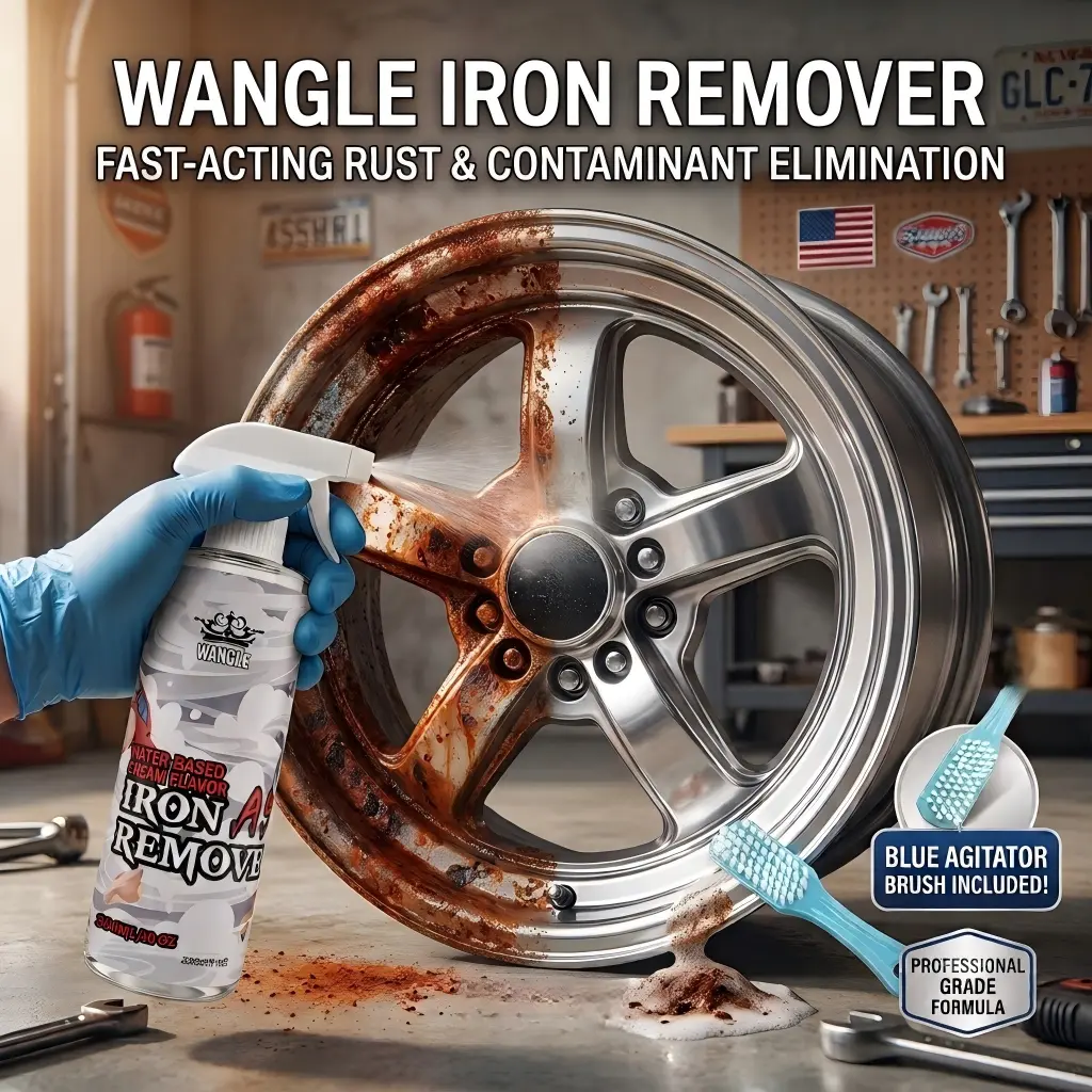 Automotive Rust Remover Spray-DutyIron Remover Spray-Fast-Acting Rust & Iron Converter,Safe for All Automotive Paints, Wheel Rim, Motorcycles, RV,Boat, Restores Metal Surfaces