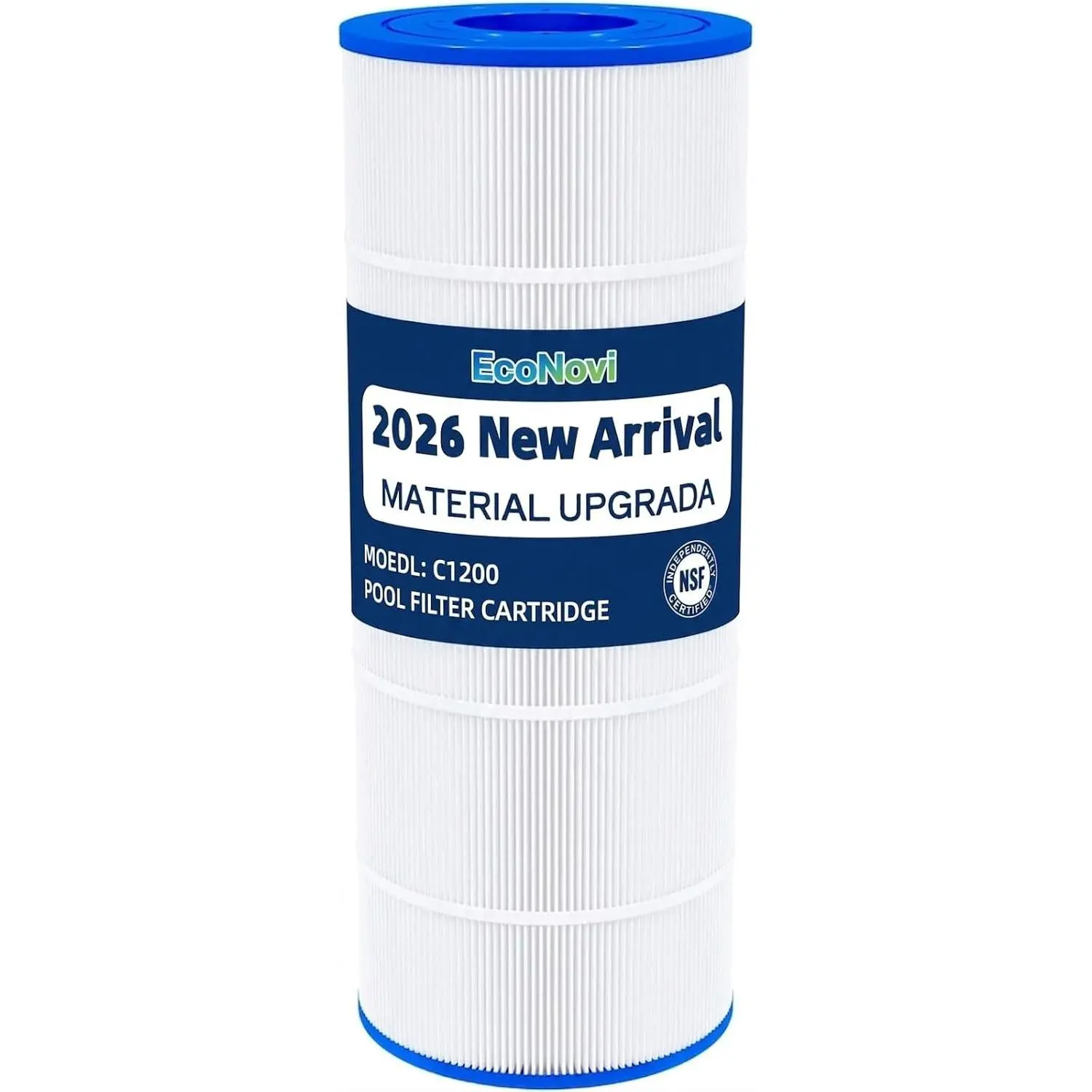Swimming Pool Filter Cartridges - Polyester & Stainless Steel, 120 sq.ft Filtration Area, Compatible with Hayward C1200, Replaces Pleatco PA120, Hayward CX1200RE, Unicel C-8412, Replacement