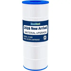 C1200 Pool Filter Cartridges Compatible with Hayward C1200, Replacement for Pleatco PA120, Hayward CX1200RE, Unicel C-8412, 120 sq.ft