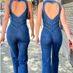 2025Built to Flatter. Designed to Wow  Backless Denim One-Piece for Bold Babes