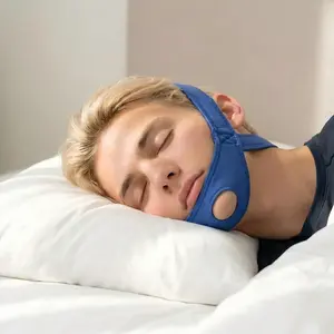 Frontloading Chin-Strap Support Forward-Oriented Jaw Posture While You Sleep