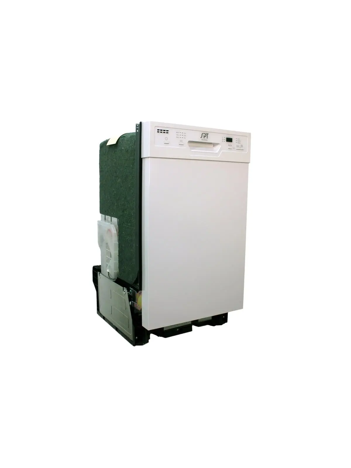 Sunpentown 18 in. Energy Star Built-In Dishwasher with Heated Drying, White