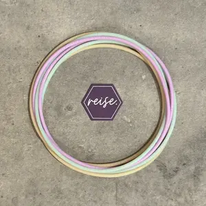 “French Macaroon” / Silicone Stacking Bracelets / Locations Collection Stack