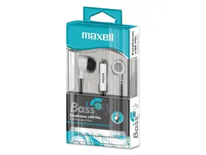 Maxell 199725 Bass 13 In-Ear Earbuds With Microphone