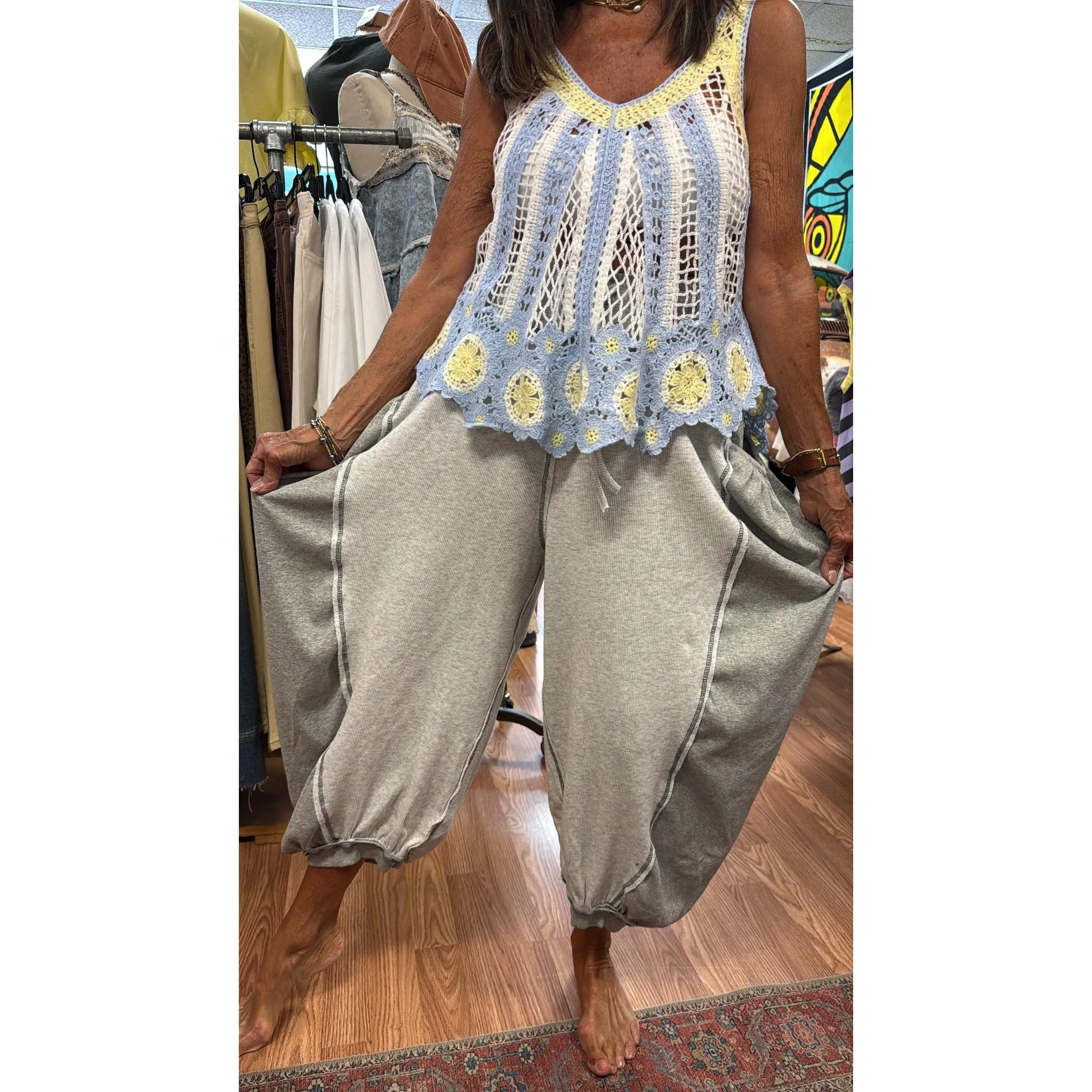 The Driftwood Thermal Gauze Pants