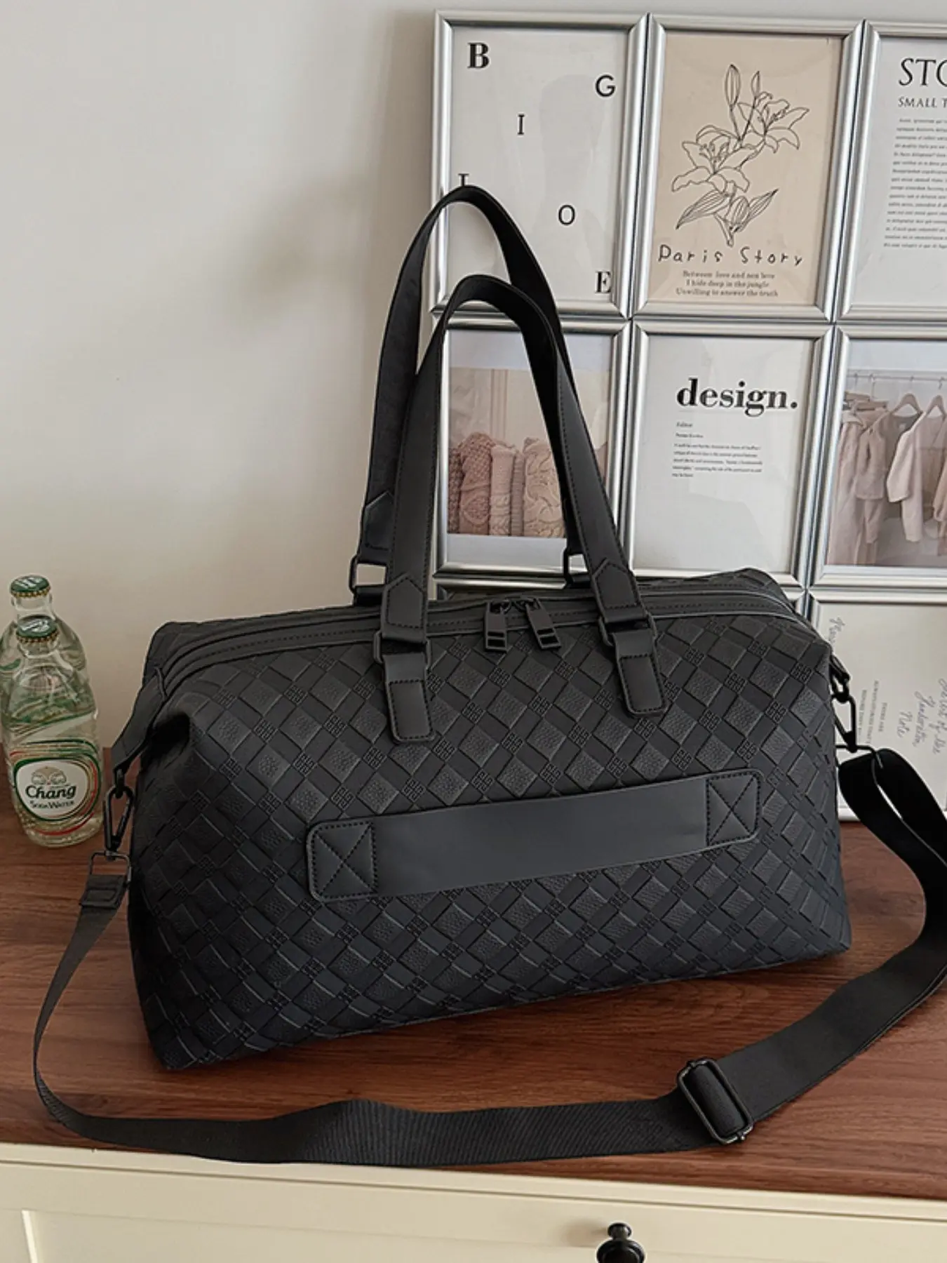 New Trendy Fashionable High-End Sensibility Crossbody Bag, Lightweight Large Capacity Travel Backpack, Unisex Business Casual Handbag, Travel Duffel Bag, Quilted Weekender Bag
