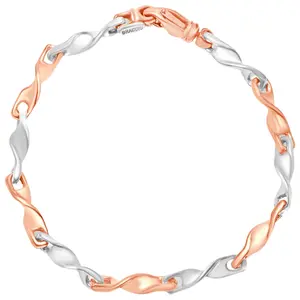 Men's 14k Gold (18gram) or Platinum (33gram) 5mm Link Bracelet 8.5"