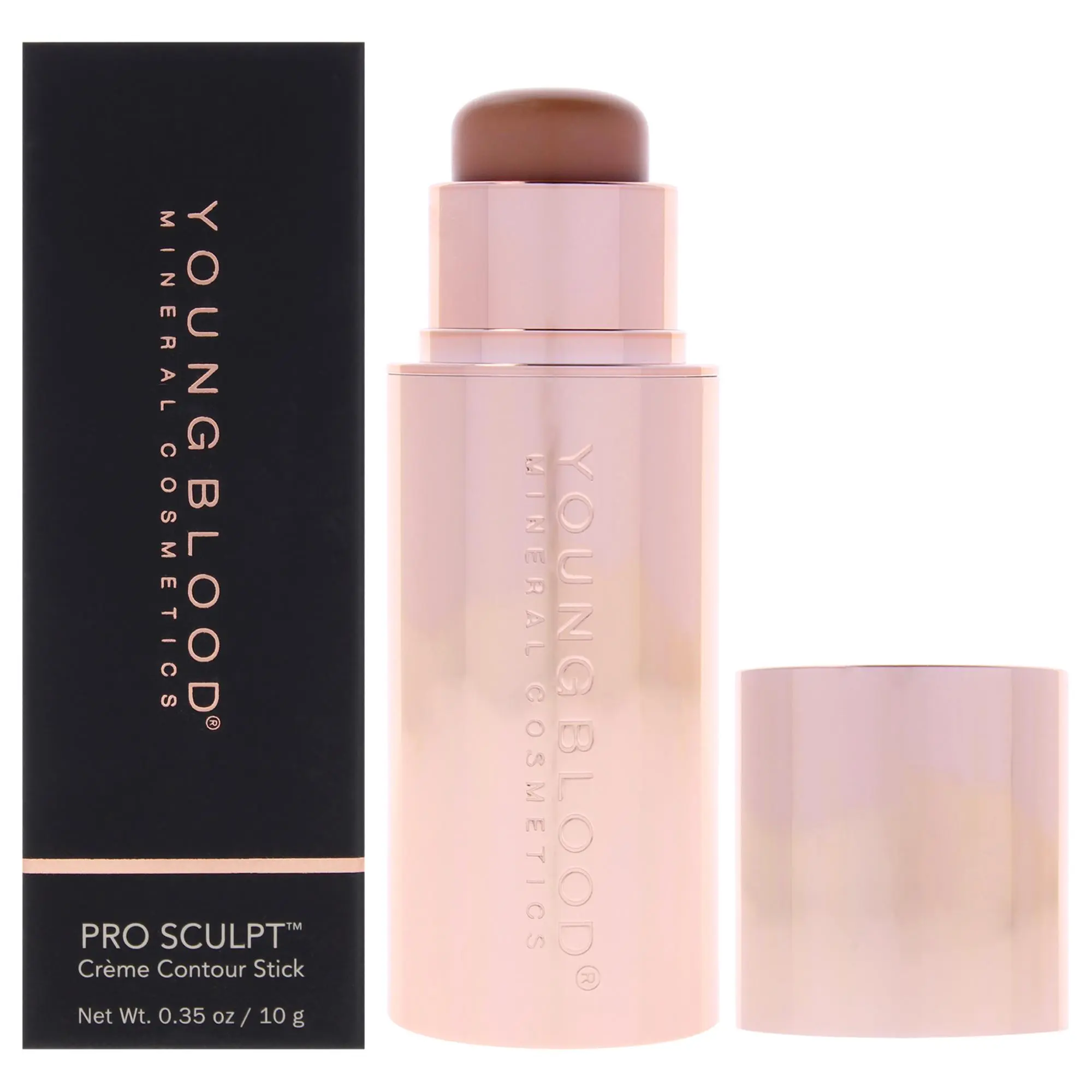 Youngblood Women's Pro Sculpt Cream Contour Stick - 0.35oz Cream Bronzer for Natural Glow, Bronze Makeup Look & Subtle Definition Sun-Kissed Makeup