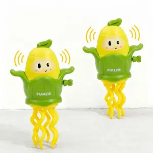 Fun Wind-Up Twirling Corn Toy, Cartoon Dancing Corn, Dynamic Mini Educational Toy, Kids Interactive Plaything